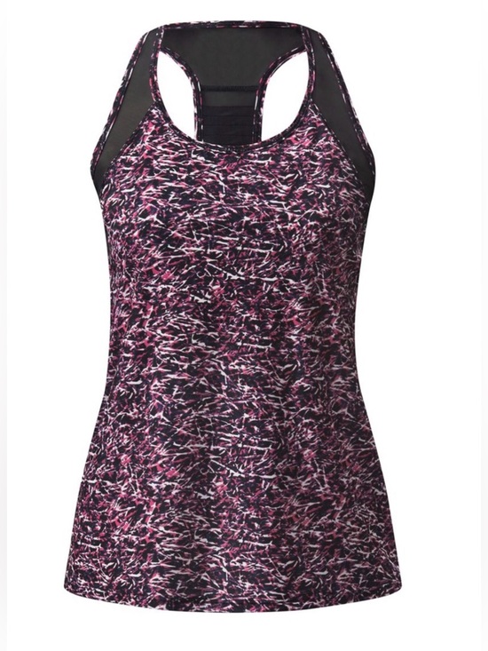 lululemon athletica Tops - lululemon athletica Black and Pink Tank Top